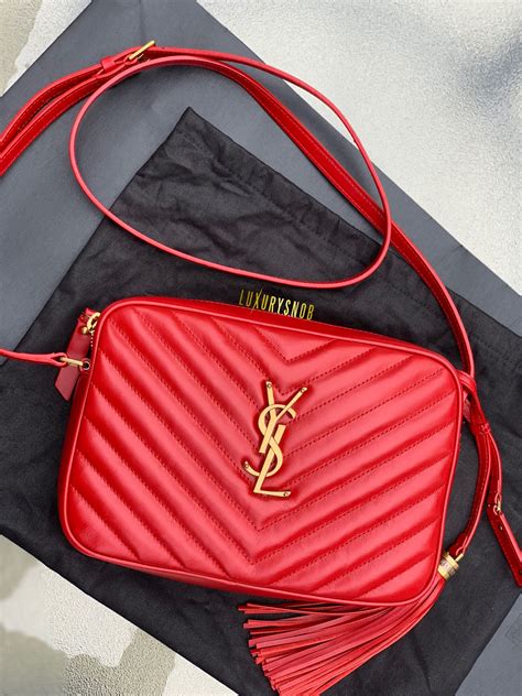 ysl monogram red crossbody handbags